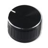 Sort Potentiometer Kontrolknap 30x17mm Guitar Knap Aluminium Plast Volume Kontrol Forstærker Knap Guitar 360 Graders Drejeknap