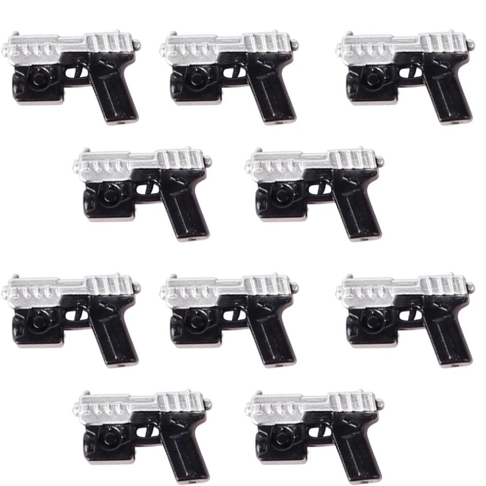MOC Weapons Building Blocks SWAT Soldiers Gun Arms Laptop Computer Sickle Pistol Dagger Axe Bricks Toys Boys Gift