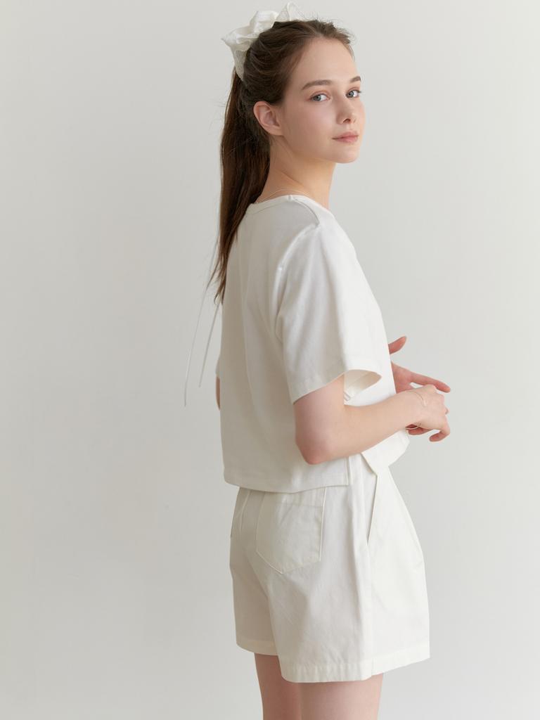Liel Cone Half T-Shirt (Ivory)