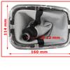 VW Golf IV 98-05 Black Gear Shift Knob with Gaiter & Chrome Frame