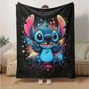 1pc Cute Stitch Printing Blanket - Soft, All-Season Throw for Living Room, Bedroom,Personalized Gift with Adorable Cartoon Design