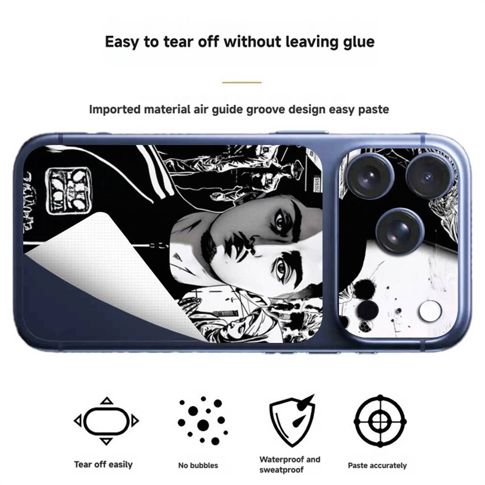 Rapper B-BENY JR Skin Sticker for iPhone 17Pro/Pro Max Decal Protective Film for Back, Frame, Camera(Not Phone Case)