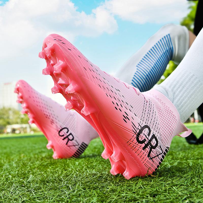 Fast Men Football Field Boots Professional Soccer Shoes for Grade Society Cleats TF/FG Football Shoes Sneaker Shoes with Comfort Non-Slip Match