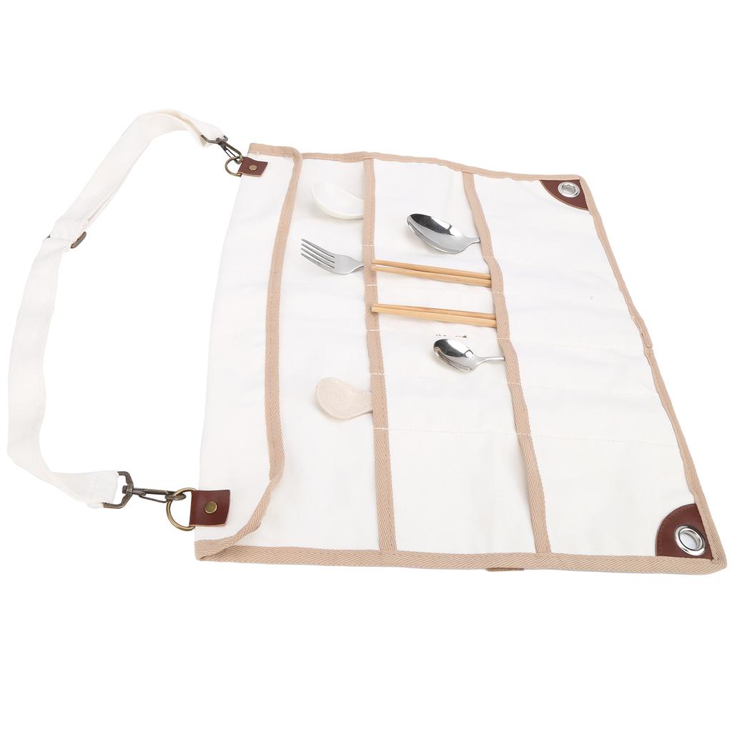 Camping Geschirrtasche Tragbare Oxford Picknick Besteck Aufbewahrungstasche Organizer für Reisen