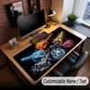 Tapis de Souris Personnalisé Thème Guitare Musicale Personnalisé Avec Nom Texte Tapis de Bureau Personnalisé Pour Bureau Décoration Intérieure