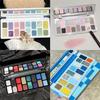16 Eye Shadow Makeup Palette Black Pink Grey Blue Green Pearlescent Diamonds Glitter Eyeshadow Pro Eye Cosmetics Makeup