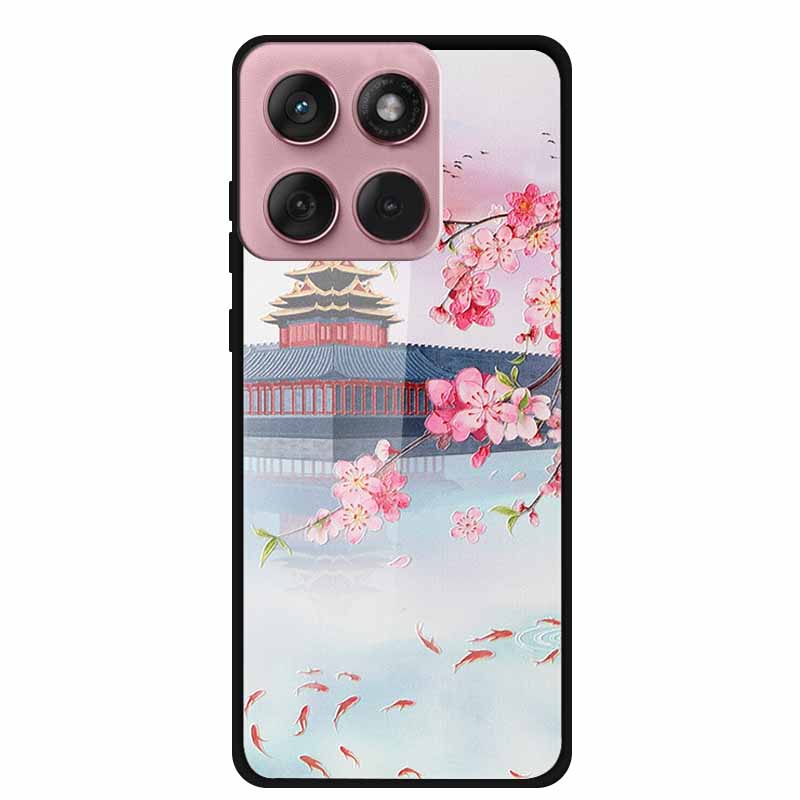 

Glass Case For Motorola Edge 60 60s 5G Case 6.67 Hard Tempered Glass Back Covers Soft Bumper For Motorola Edge 60 Fusion Fundas Moto Edge 60 5G