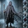 Kostium na Halloween - Płaszcz z postrzępionym kapturem dla dorosłych, na imprezę i cosplay