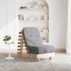 Futon Type Folding Sofa, With Mattress, 60X206X11 Cm, Pine