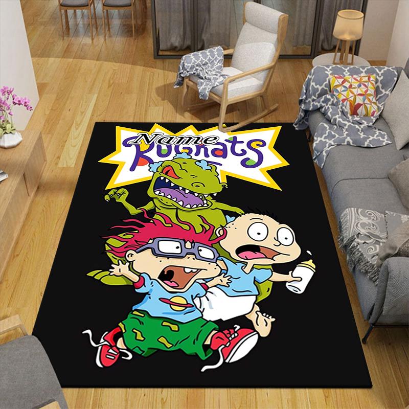 Custom 1Pc Rugrats Classic Adventures Rug Office Carpet Indoor Outdoor Entrance Doormat Nonslip Soft And Comfortable Living Room D2915243