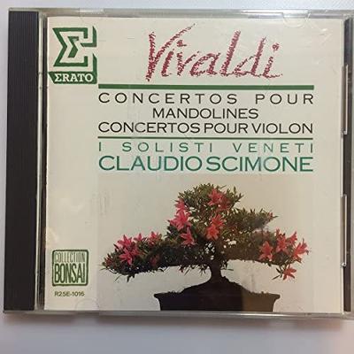 CD VIVALDI - Vivaldi: Concerto para Mandolim Japão Clássico Usado