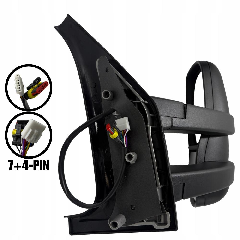 Left Mirror Iveco Daily Electrically Heated 7+4 Pin 2006-2014 + Sensor