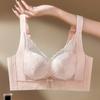Small Bust Lift and Enlarge Non-magnetic Bra Anti-sagging and Shaping Lace Underwear