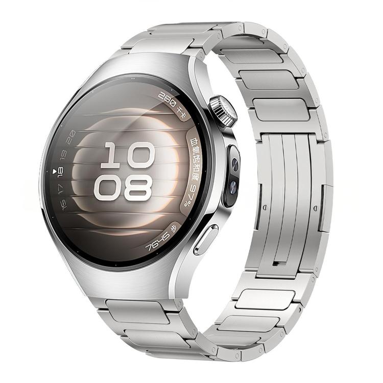

xDfind Quick-release Fold-over Clasp Titanium Alloy Watch Band For Huawei Watch 5 42mm серебряный