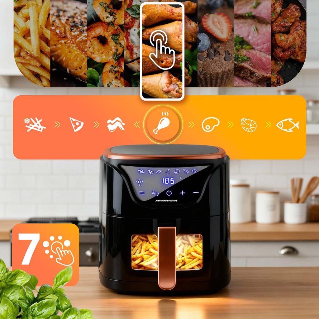 Air Fryer Bd-652 Black And Gold
