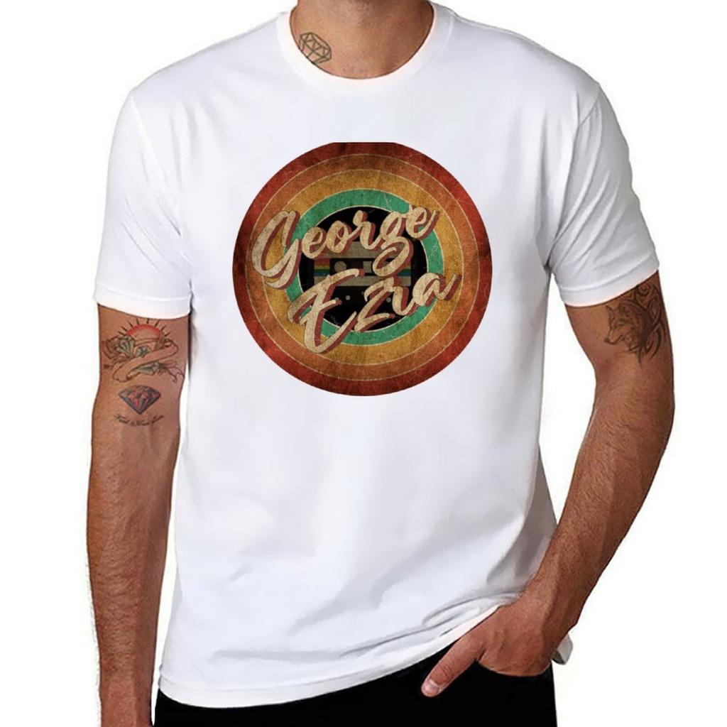 George Ezra T-Shirt Weiches Leichtes Baumwoll-T-Shirt