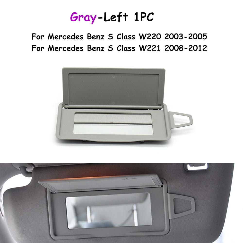 W220 W221 2003-2012 Parasole per Auto Parasole Copri Vetro Porta Specchietto per Trucco Pannello di Copertura Per Benz Classe S 2208100110 2208100210