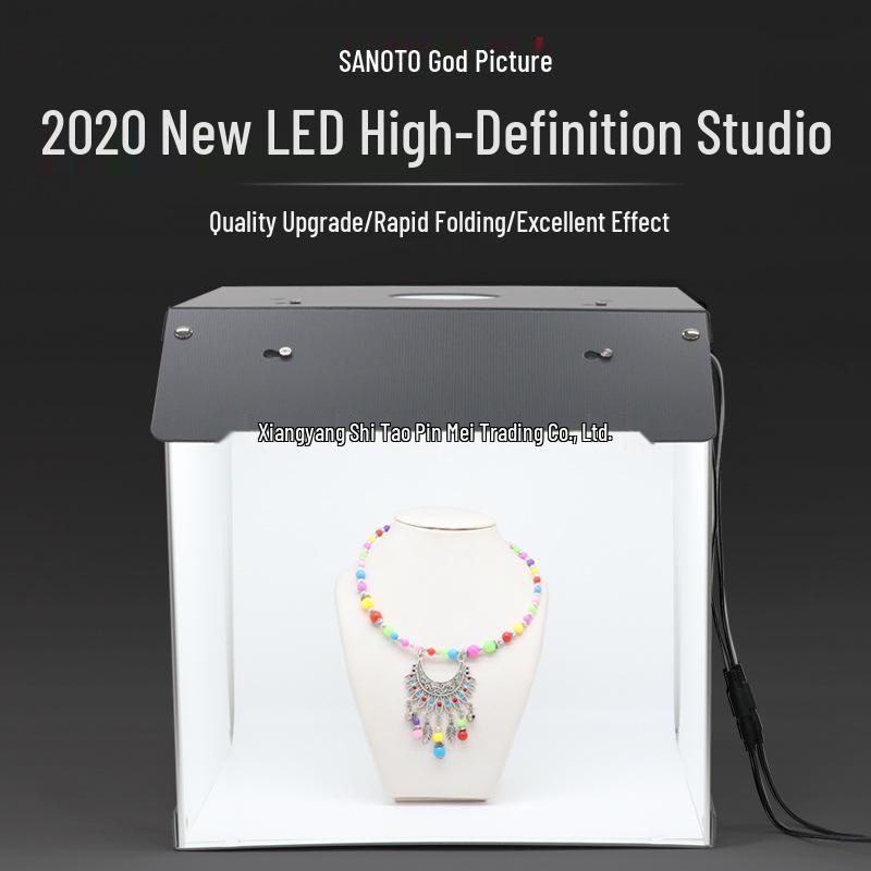 SANOTO Small LED Photo Studio Light Box Set