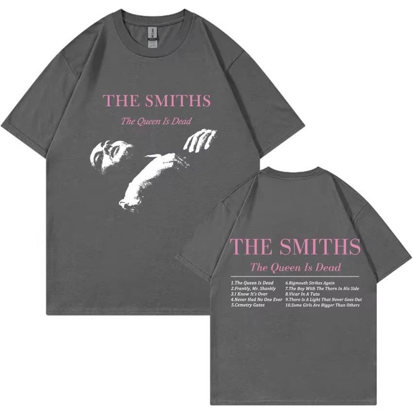 Camiseta Extragrande Con Estampado De The Smiths The Queen Is Dead Morrissey Camisetas De Banda Punk Rock A La Moda