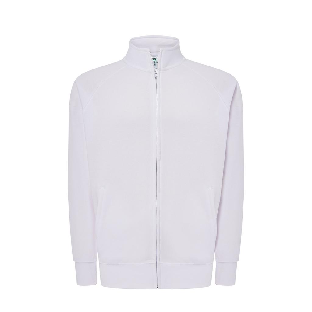 JHK Unisex Adult Plain Full Zip Sweatshirt