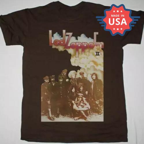 

Новая футболка LED-ZEPPELIN II Унисекс Репринт Мужская Женская Черный Хлопок Новая Футболка Унисекс Футболка L