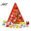 Childrens Holiday Countdown Toy Christmas Advent Calendar, 24 Day Box with Mystery Figures, Calendar for Decoration Festive Decor Kids