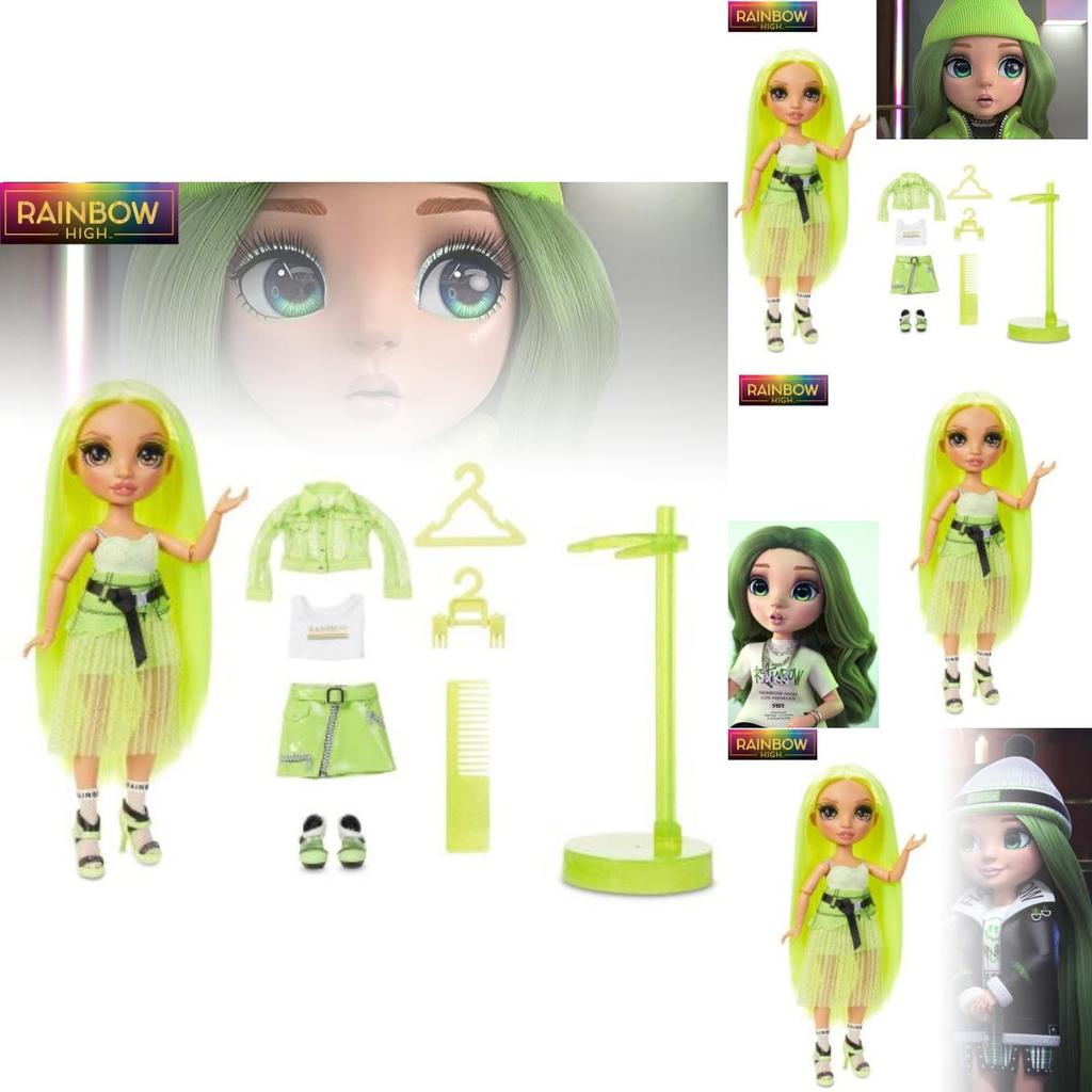 Rainbow High Fashion Doll Set For Girls Princess Dress-up Toy With Interchangeable Outfits Realistic Doll