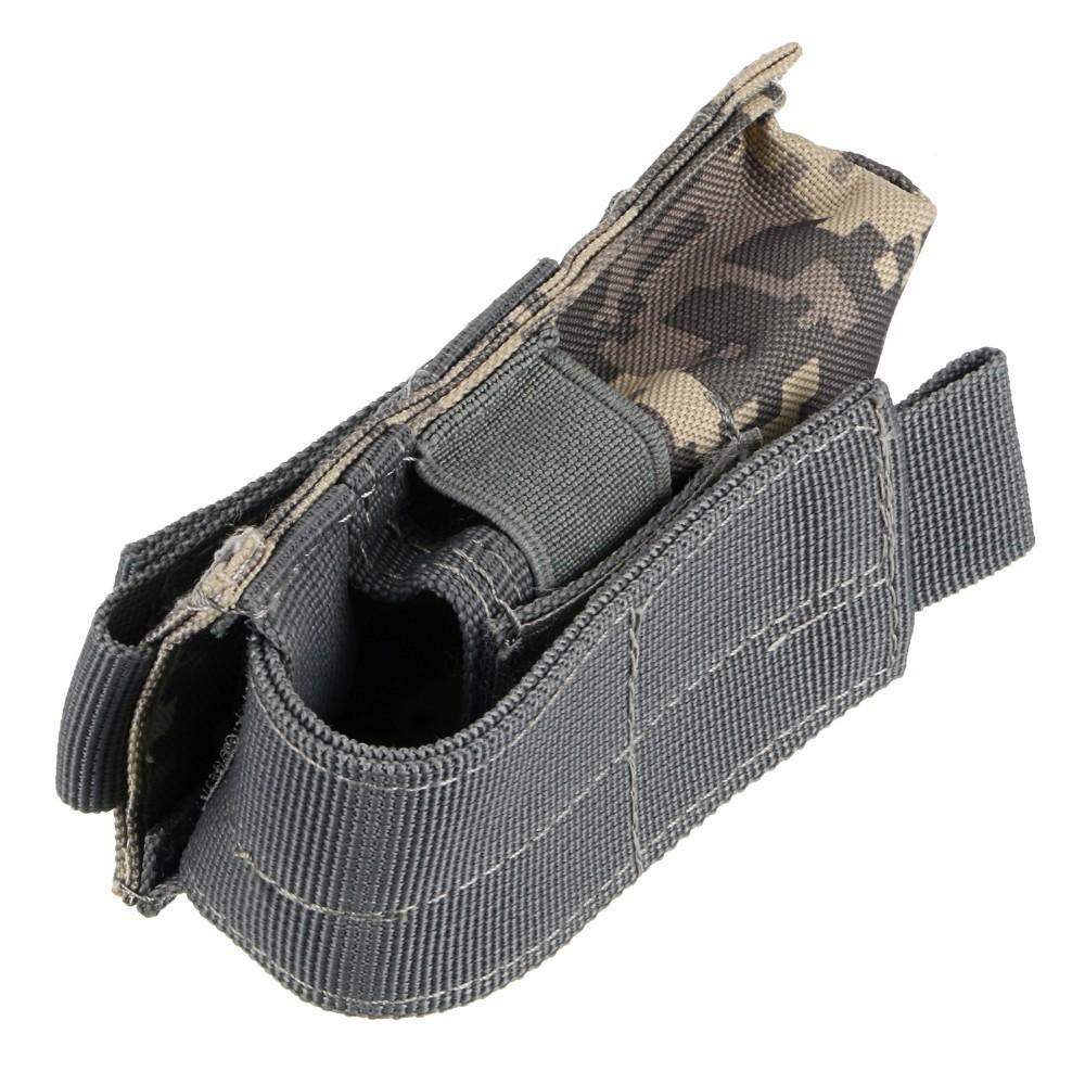 Tactical Molle M5 Flashlight Pouch CQC Single Pistol Magazine Pouch Torch Holder Case Outdoor Hunting Knife Light Holster Bag  4.9