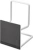Yamazaki Industries Tower Magnetic Sponge Holder Double White W6.5 D6.3 H11cm Steel Kitchen Sink Organizer 2-Tier Storage Rack