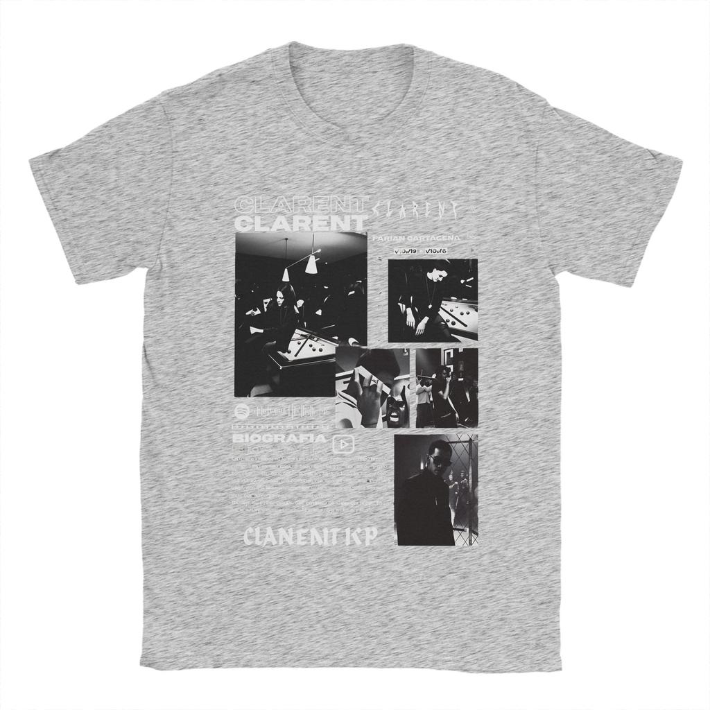 Unisex Rapper CLARENT Album T Shirt 100 Cotton Tops Vintage Short Sleeve Round Neck Tees Printed TShirts