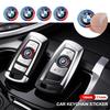 BBKP7 11mm 14mm 5/10pcs Car Remote Key Emblem Sticker For BMW 50th Anniversary M Power I3 G08 F15 F16 G20 E34 F94 F95 G30 G11 G12 E36