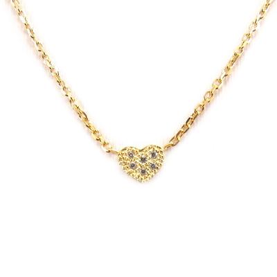 [L0356] - Gold Plated 'Love' Necklace