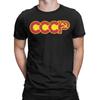 CCCP Logo T Shirt Men 100 Cotton Vintage TShirt O Neck  Tees Short Sleeve Tops Gift Idea