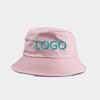 Custom Logo Summer Solid Color Foldable Bucket Hats For Women Beach Sun Cap Outdoor Fisherman Caps Unisex Sunscreen Panama Hat