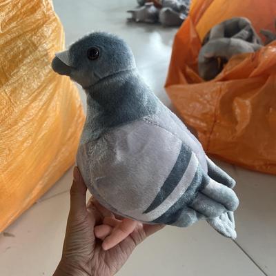 Pigeon Stuffed Animal 7.9 Inch Soft Cute Pigeon Plush Toy, Realistic Stuffed Bird Doll for Kids, Collectors, Car & Home Decor