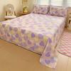 100% Cotton Flat Sheet Pillowcase Floral Style Bed Sheet Set Skin-friendly Bed Linen Adults Kids Flat Bedsheets roupa de cama