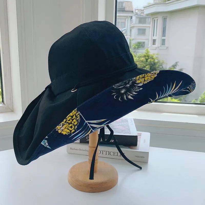 WTEMPO Foldable Wide Brim Summer Sun Hats Adjustable UV Shade Fisherman Cap Women Camping Hiking Fishing Beach Hats