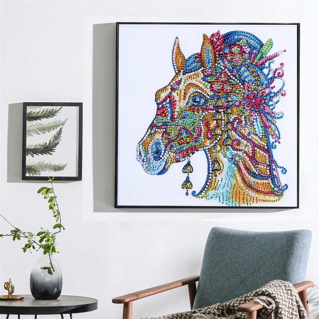 Buy Special Shaped Diamond Painting DIY 5D Partial Drill Cross Stitch ...