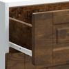 Porto Kitchen Base Cabinet Smoked Oak Effect Particleboard