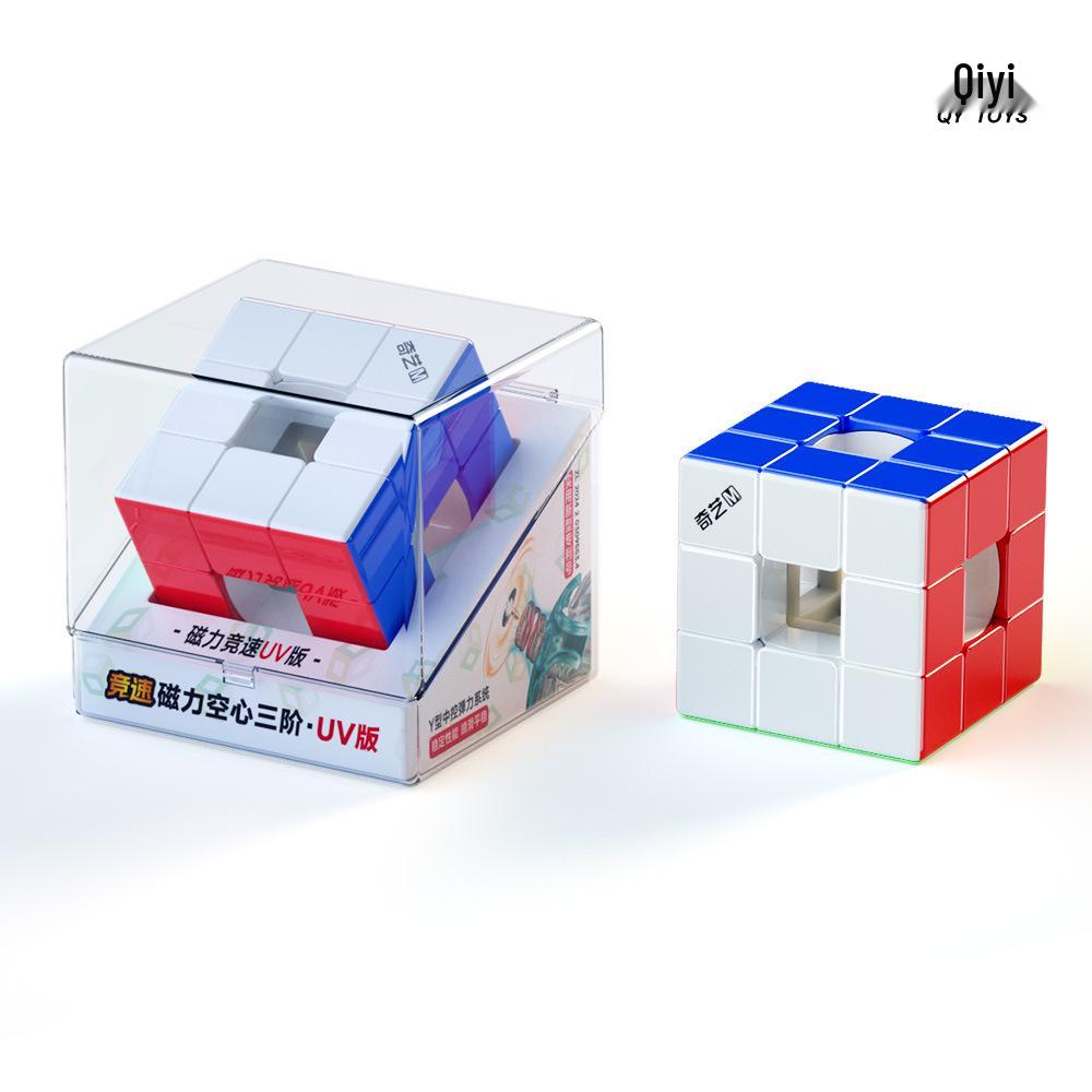 Qiyi Hollow 3x3 Magic Cube - Center Hole Puzzle Speed Toy