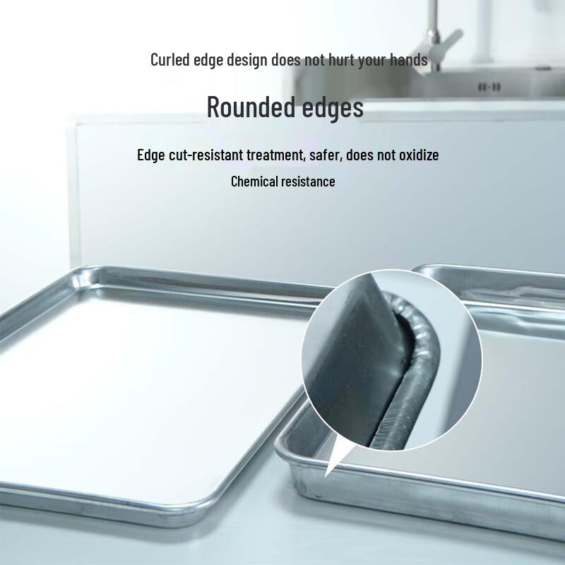 SAIKEYOU Commercial Aluminum Baking Tray (2-Pack)