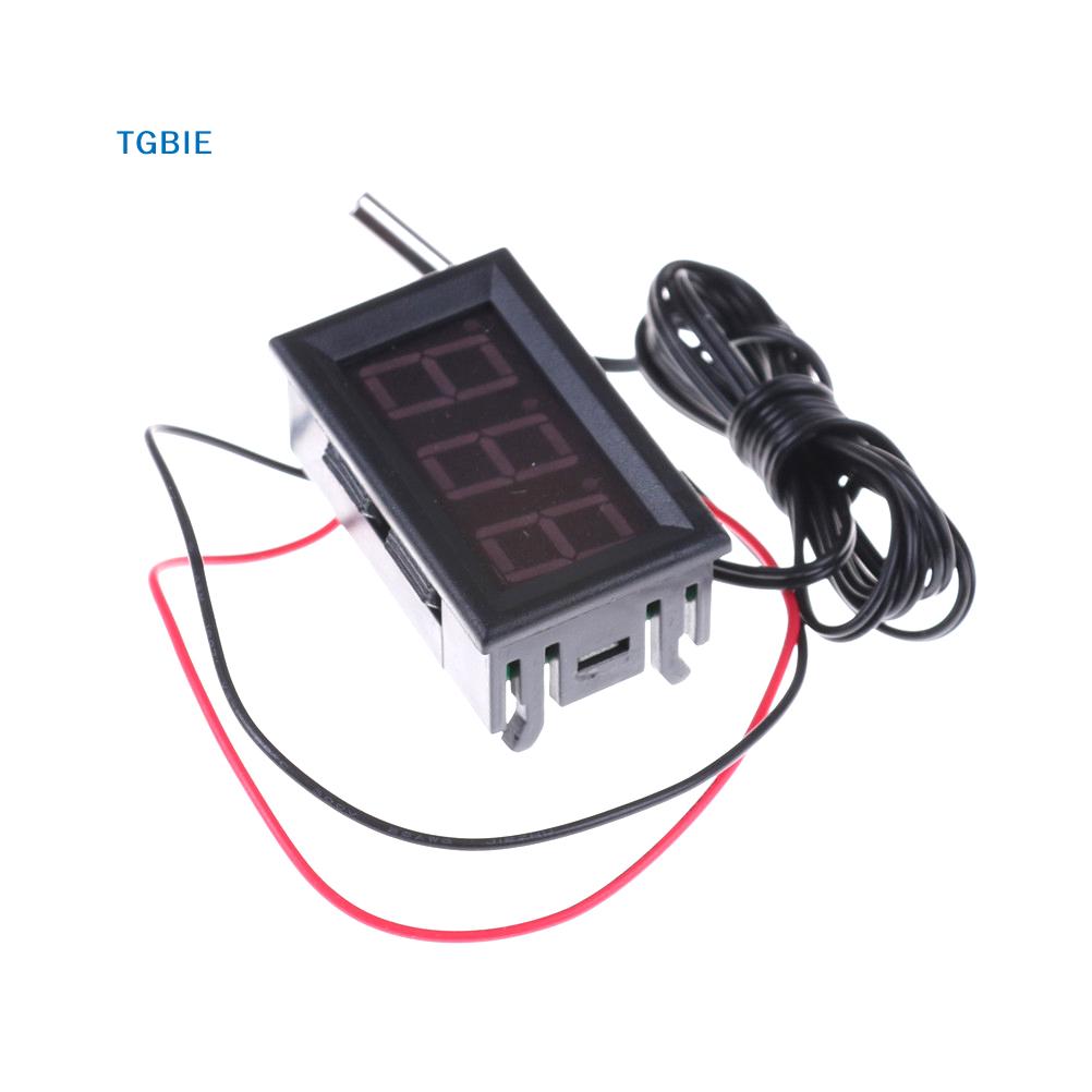 [TL][TL]New Red DC12V Digital Thermometer With Temp Probe -50~110C Temperature Detector LED
