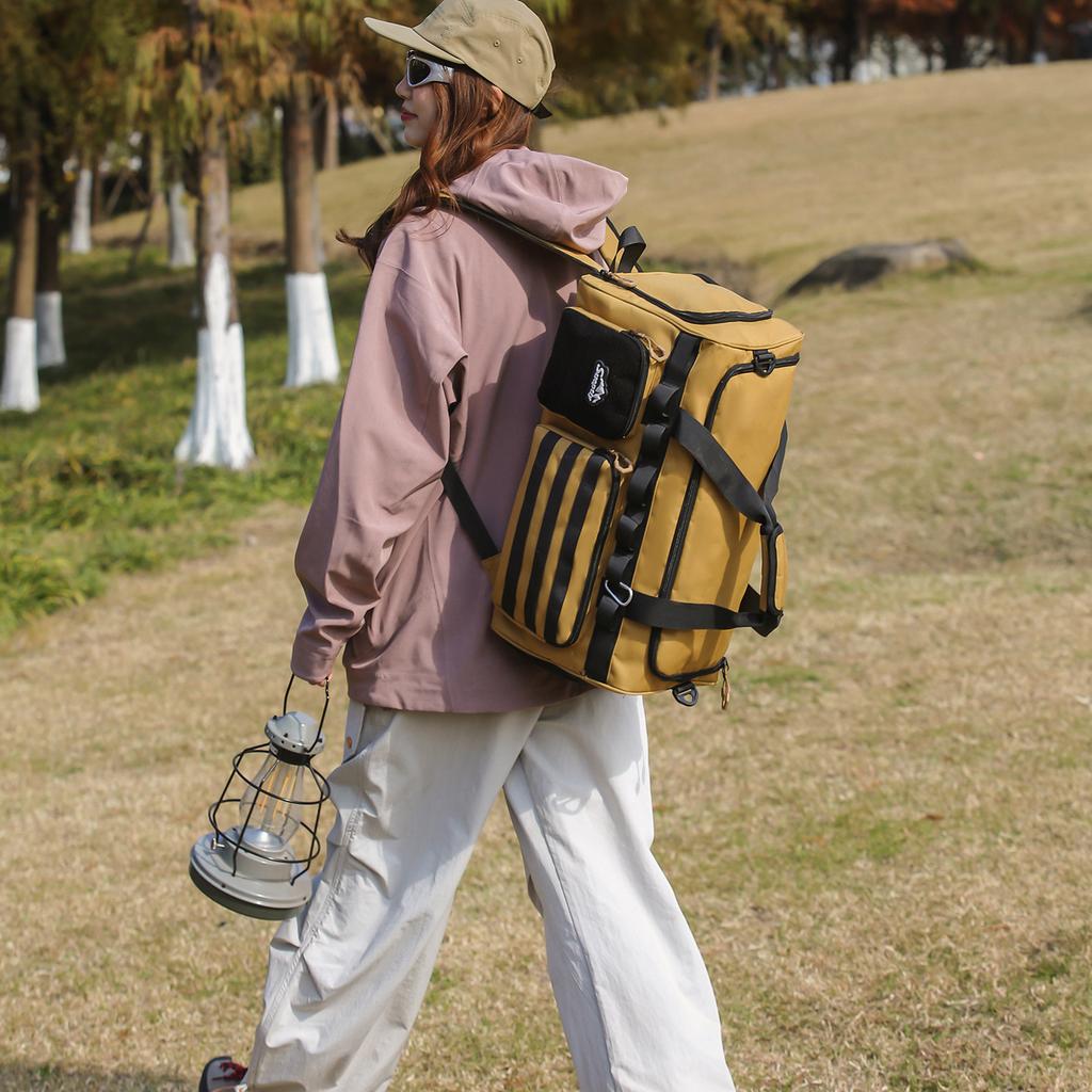 Large Capacity Short-distance Travel Bag Men's Portable Sports Fitness Bag Multifunctional Backpack Luggage Bag Mountaineering Backpack