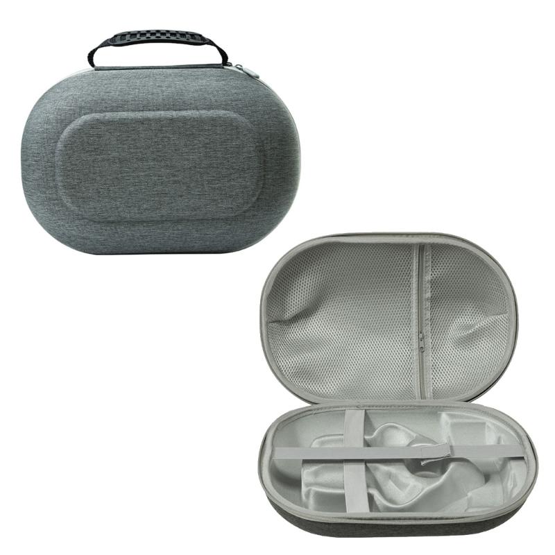 EVA Carrying Case for 3/3s VR Headset Storage Bag with Mesh Pocket Shockproof Case Travel Organizers Case