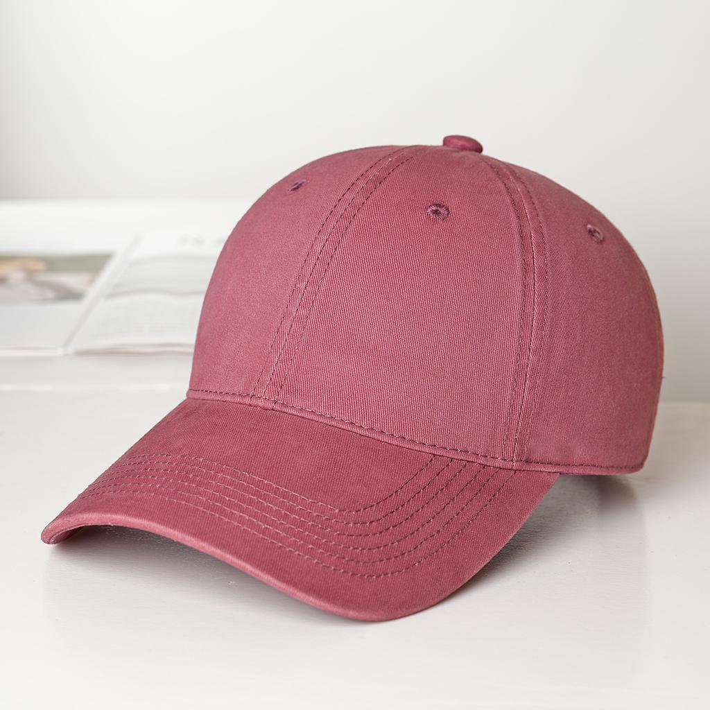Wide large brim cap female face small casual sunshade soft top baseball hat custom small order
