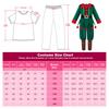 ReliBeauty Santa Claus Cosplay Costume for Girls and Christmas Elf Hat Red and Size 110 Kids, Boys, Set, Green,