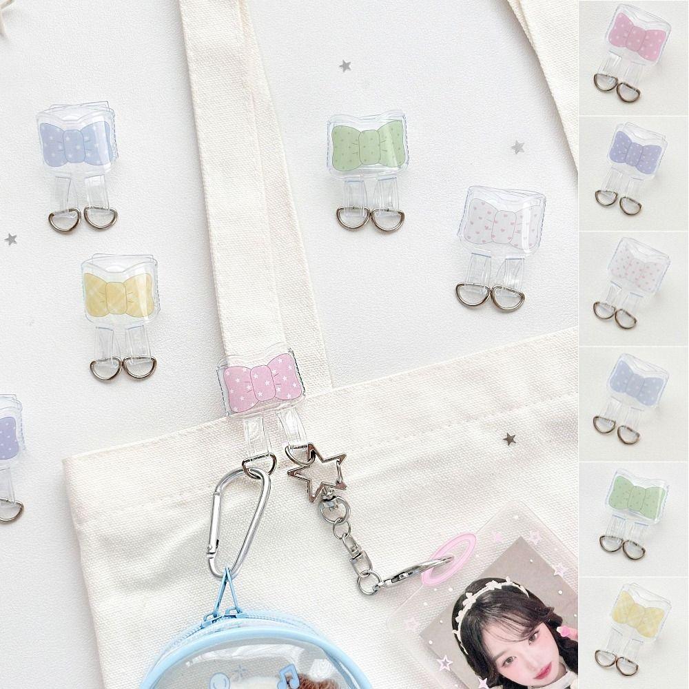 Transparent Bag Extender Buckle Bowknot Ita Bag Buckle Creative Pendant Buckle Gift