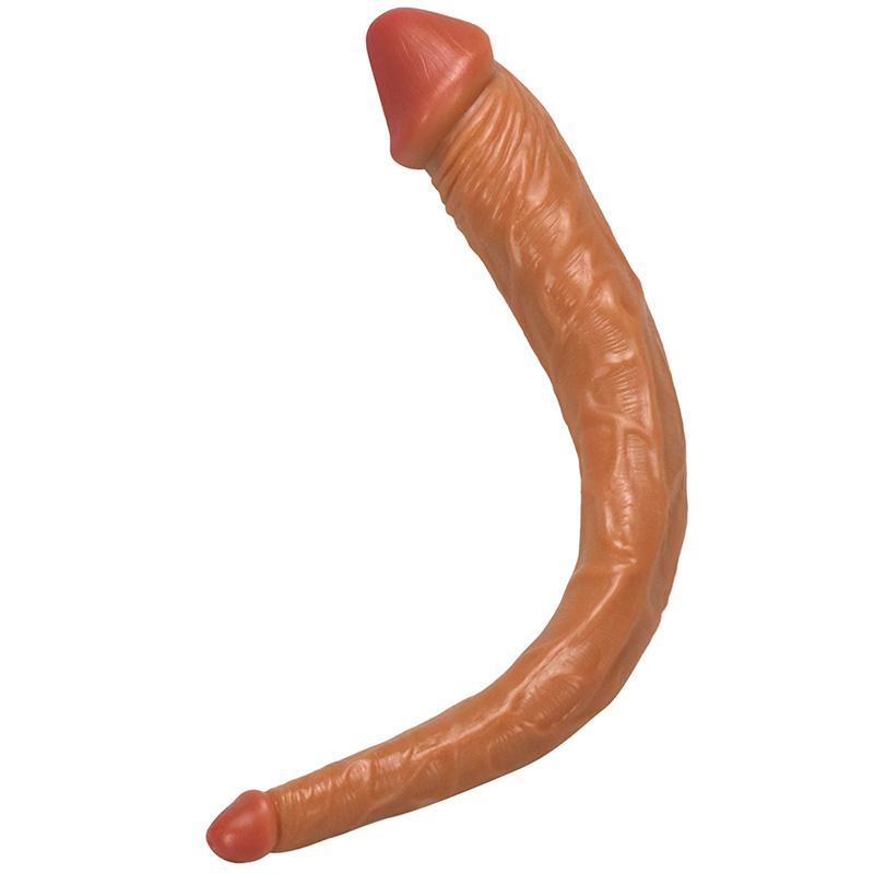 Small Tadpoles Unisex Double-headed Penis Super Long Size Head Dildo Female Pulling Supplies