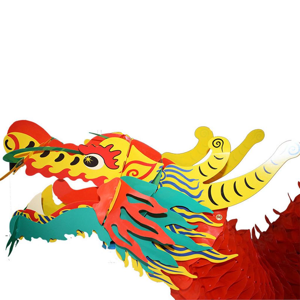 3D Chinese Year Paper Dragon Garland Hanging Decoration Restaurant