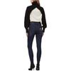 Evisu Kuro Turtleneck Knitted Sleeve Sweater Women sweater Black 2EAGNW1CN480FFWX